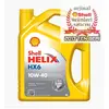 Image de SHELL Huile moteur Helix 10W-40 Huile en partie synthétique huile ACEA A3/B3 ACEA A3/B4 API SN API CF HX6 4 L Compatible avec VW Golf IV 3/5 portes 1J1 Golf V 3/5 portes 1K1 Polo IV 3/5 portes 9N, 9A