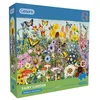 Image de Gibsons Puzzle Fairy Garden 500XL pour adultes   Pièces extra larges pour une manipulation facile   Illustration de fleurs colorées par Barbara Anderson   Fabriqué au Royaume-Uni et dans l'UE