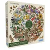 Image de Gibsons - Nature's Seasons Puzzle Rond 500 pièces pour Adultes   Diversité de la Vie végétale et Animale dans Le Monde Naturel - Diamètre 49 cm - Fabriqué au Royaume Uni