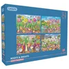 Image de Puzzle 4 x 500 pièces : Racines & Pousses
