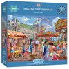 Image de Gibsons Hastings Promenade Puzzle de 1000 pièces | Puzzle durable de nostalgie du bord de mer pour adultes et adolescents | Planche 100 % recyclée de qualité supérieure | Excellent cadeau | Gibsons