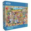 Image de Gibsons Games Épouvantail Festival Puzzle 1000 pièces | Puzzle Paysage Durable pour Adultes | Planche Premium 100 % recyclée | Excellent Cadeau