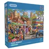 Image de Gibsons York Market   Puzzle 1000 pièces oeuvre d'art colorée durable excellent cadeau pour adultes et adolescents en carton 100 % recyclé de qualité supérieure