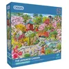 Image de Gibsons Puzzle The Japanese Garden de 1000 pièces pour adultes   Belle pagode japonaise colorée par Janice Daughters   Puzzle durable de qualité supérieure fabriqué au Royaume-Uni/UE
