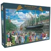 Image de Gibsons SS Great Britain An Imagined Odyssey Puzzle de 1000 pièces pour adultes défiant l'histoire du bateau de Bristol Scène monumentale en carton durable respectueux de l'environnement Excellent