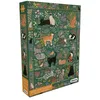 Image de Gibsons - Tapestry Garden 1000 Pièces - Chats Divers posant gracieusement sur Un Fond Floral - Dimensions 68 x 48 cm