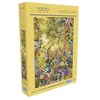 Image de Gibsons - Spring Dawn Puzzle de 1000 pièces pour Adultes   Forêt enchantée avec Fleurs fraîches et lièvres   Collection Art File   Puzzle Durable fabriqué au Royaume-Uni/UE - Dimensions 68 x 49 cm
