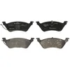 Image de DELPHI Plaquettes de freins Arrière non préparé pour l'indicateur d'usure sans accessoires LP1694 Compatible avec JEEP CHEROKEE KJ, CHRYSLER VOYAGER IV RG, RS, DODGE GRAND CARAVAN