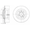 Image de DELPHI BG3836 2x Disque de frein Arrière Ø290mm Hauteur: 35mm Épaisseur: 12mm Plein Compatible avec PEUGEOT 407 Berline 6D 508 I 8D Berline 508 I SW 8E, CITROËN C5 III Berline RD