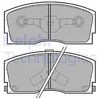 Image de Delphi Technologies LP626 Plaquette de frein lot de 4