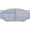 Image de Delphi Technologies LP3544 Plaquette de frein lot de 4