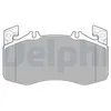 Image de Delphi Technologies LP3654 Plaquette de frein lot de 4