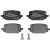 Image de DELPHI Plaquettes de freins Arrière avec indicateur d'usure sans accessoires LP3863 Compatible avec NISSAN Qashqai III J12, RENAULT Kangoo 3 MPV Austral RHN Kangoo 3 Box Body/MPV