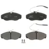 Image de DELPHI Plaquettes de freins Avant contact de signal d'usure inclus avec accessoires LP877 Compatible avec FIAT Ducato II Camion plate-forme/Châssis 230 Ducato II Bus 230, CITROËN, PEUGEOT Boxer Van