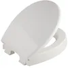 Image de Bemis Pure Care 750 Abattant WC surélevé 7,5 cm avec charnières réglables en plastique Blanc