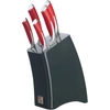 Image de Richardson Sheffield - Bloc 5 couteaux de cuisine Kyu rouge/gris OS