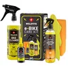 Image de WELDTITE Kit d'entretien pour vélo électrique : nettoyant pour vélo, e-lubrifiant, spray dégraissant agrumes, éponge et chiffon