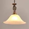 Image de Searchlight Suspension laiton vieilli CAMEROON à 1 lampe