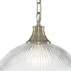 Image de Searchlight Suspension American Diner, à 1 lampe laiton