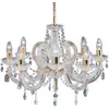 Image de Searchlight Lustre laiton MARIE THERESE à 8 lampes
