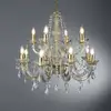Image de Searchlight Lustre à 12 lampes MARIE THERESE aspect laiton