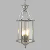 Image de Searchlight Suspension Bevelled Lantern, verre, chromée