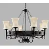 Image de Searchlight Lustre Cartwheel, à huit lampes