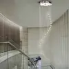 Image de Searchlight Suspension Hallway avec pendentif cristal, 180 cm