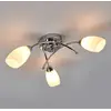 Image de Searchlight Beau plafonnier OPERA 3 lampes chromé