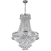 Image de Klassische Hängeleuchte in Chrom Silber 9xE14 bis zu 40 Watt 230V aus Glas & Metall Schlafzimmer Wohnzimmer Esszimmer Lampen Leuchte innen