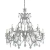 Image de Searchlight Marie Therese - Lustre en cristal à 18 ampoules au fini chromé, E14