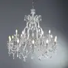 Image de Searchlight Lustre Marie-Thérèse, 18 flammes, chrome, verre cristal