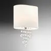 Image de Searchlight Applique simple NINA avec abat-jour tissu