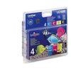 Image de Brother LC1000VALBP | Pack blister de 4 Cartouches d'encre originales à haut rendement | Cyan/ Magenta/ Jaune et Bleu