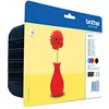 Image de Brother   Cartouche Brother LC121 Noir + 3 Couleurs