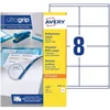 Image de Avery 3426-100 800 étiquettes blanches multi-usages 105 × 70 mm Jet d'encre | 800 étiquettes blanches, jet d'encre-Laser, 105 × 70 mm, pour l'expédition et l'envoi de colis