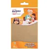 Image de AVERY - Sachet de 18 étiquettes ovales kraft, Format 41 x 89 mm, OVKR18