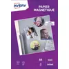 Image de Papier créatif AVERY 3 Papiers magnétiques brillants A4