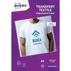 Image de Papier créatif AVERY 15 Transferts T-shirt blancs/clairs A4