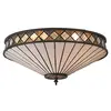 Image de Fargo - Ensemble de plafond à encastrer de style Tiffany à encastrer - intérieur 1900 64145