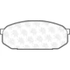 Image de QUINTON HAZELL Plaquettes de freins Avant contact de signal d'usure exclu Épaisseur 15,5mm BP933 Compatible avec MAZDA 323 C IV BG FAMILIA V BA FAMILIA IV BG