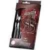 Image de Harrows Assassin Fléchettes en tungstène Pointe en acier Argent 28g