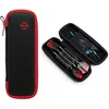 Image de Harrows Darts Blaze Darts Wallet | Darts Case Holds 3 Assembled Darts and Accessories | Protective EVA Material | Professional Darts Accessories (Red/Black)