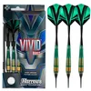 Image de Fléchettes Harrows Vivid 18GR pointe nylon Vert