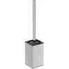 Image de Ideal Standard Ensemble Brosse WC et Support pour Cuvette Toilette Fixation Murale IOM Carré Fixation Mur Chrome Argent E2195AA