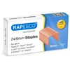 Image de Rapesco S24600Z3 Agrafes Plaquées Cuivrées Galvanisées 24/6mm, Lot de 1000