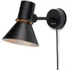 Image de Anglepoise Type 80 W1 applique avec prise, noire