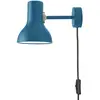 Image de Applique murale Anglepoise Type 75 Mini avec fiche, bleue