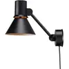 Image de Anglepoise Type 80 W2 applique avec prise, noire