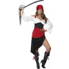 Image de Smiffys Costume jeune pirate coquine avec jupe, haut, ceinture et foulard Halloween
